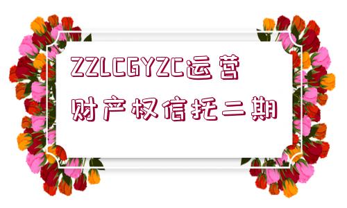 ZZLCGYZC運(yùn)營(yíng)財(cái)產(chǎn)權(quán)信托二期