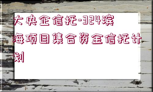 大央企信托-324濱海項目集合資金信托計劃