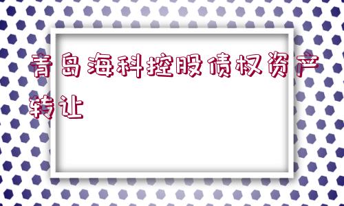 青島?？瓶毓蓚鶛?quán)資產(chǎn)轉(zhuǎn)讓