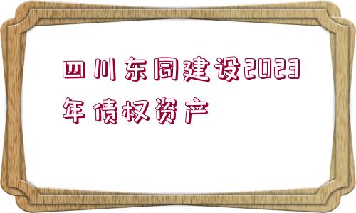 四川東同建設2023年債權資產