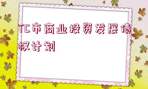 TC市商業(yè)投資發(fā)展債權(quán)計(jì)劃