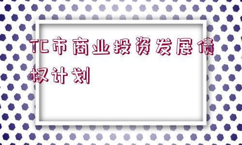 TC市商業(yè)投資發(fā)展債權(quán)計劃