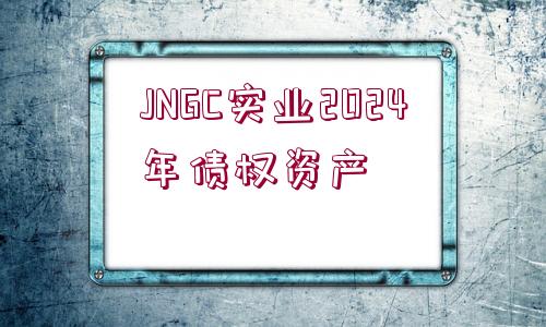 JNGC實業(yè)2024年債權資產