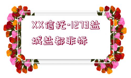 XX信托-1273鹽城鹽都非標(biāo)