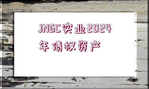 JNGC實(shí)業(yè)2024年債權(quán)資產(chǎn)