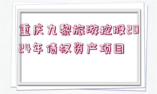 重慶九黎旅游控股2024年債權資產項目