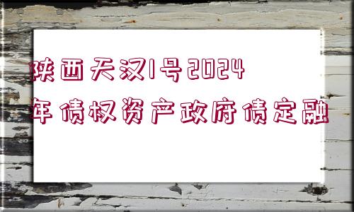 陜西天漢1號2024年債權(quán)資產(chǎn)政府債定融