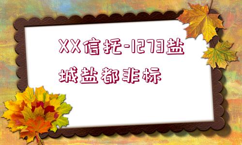 XX信托-1273鹽城鹽都非標(biāo)