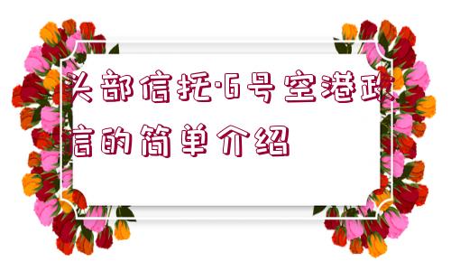 頭部信托·6號空港政信的簡單介紹