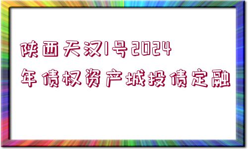 陜西天漢1號(hào)2024年債權(quán)資產(chǎn)城投債定融