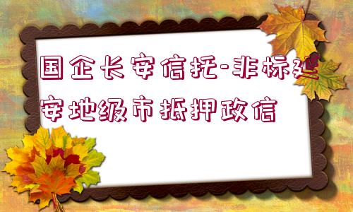 國企長安信托-非標(biāo)延安地級市抵押政信