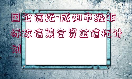 國企信托-咸陽市級非標政信集合資金信托計劃