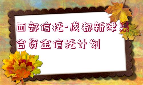 西部信托-成都新津集合資金信托計(jì)劃