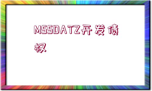 MSSDATZ開發(fā)債權(quán)