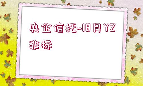 央企信托~18月YZ非標