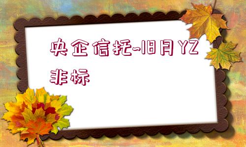 央企信托~18月YZ非標(biāo)