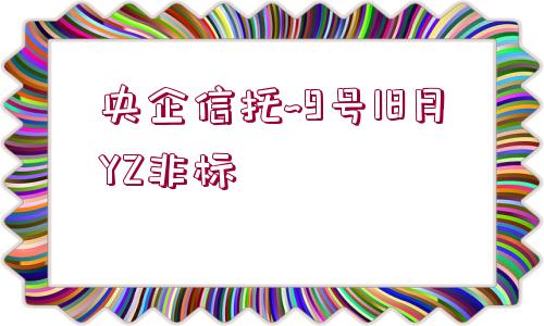 央企信托~9號18月YZ非標