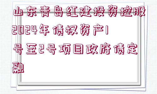 山東青島紅建投資控股2024年債權(quán)資產(chǎn)1號(hào)至2號(hào)項(xiàng)目政府債定融