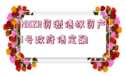 NHZR資源債權(quán)資產(chǎn)1號(hào)政府債定融