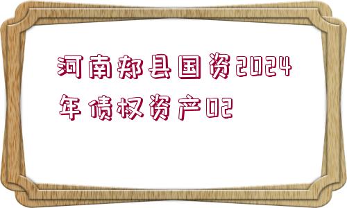 河南郟縣國資2024年債權(quán)資產(chǎn)02