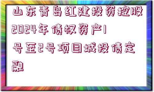 山東青島紅建投資控股2024年債權(quán)資產(chǎn)1號至2號項目城投債定融