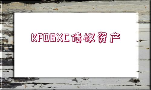 KFDBXC債權(quán)資產(chǎn)