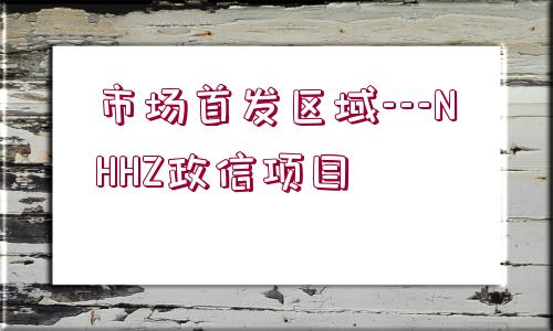 市場(chǎng)首發(fā)區(qū)域---NHHZ政信項(xiàng)目